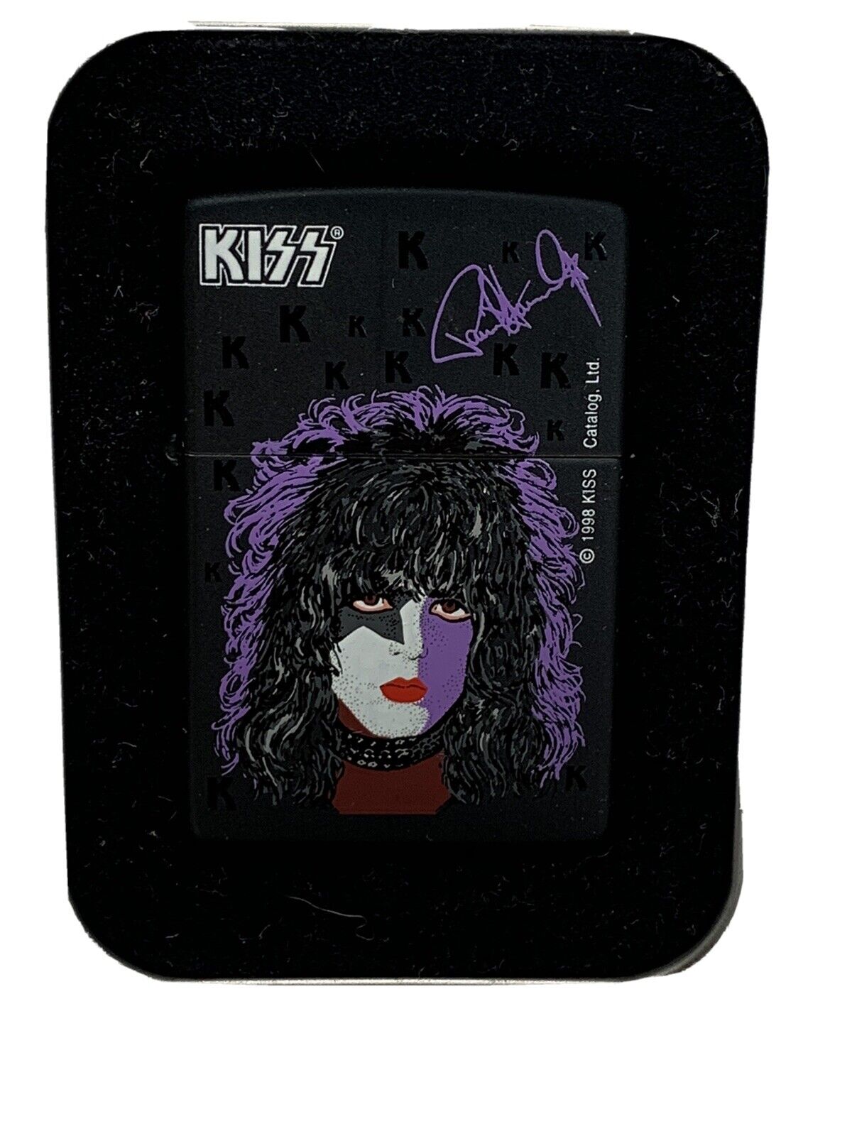 Kiss Paul Stanley Zippo Lighter 1990 In Tin