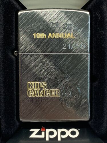 Kids And Cancer 19th Motorcycle Run Zippo Lighter Bradford, PA #21 Of 50.